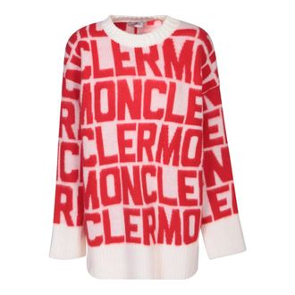 Moncler Dames, Truien, Rood, Maat: 2XS Wol