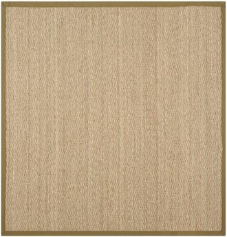 Safavieh Alfombra hierba marina neutrale/verde 183 x 183 cm