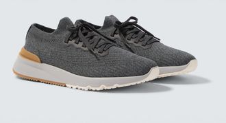 Brunello Cucinelli Zapatillas con piel