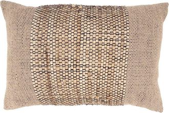 Saro Lifestyle Banded Outdoor Pillow