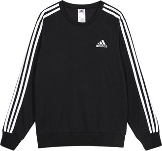 adidas Sports Round Neck Loose Long Sleeves Pullover Black GK9078