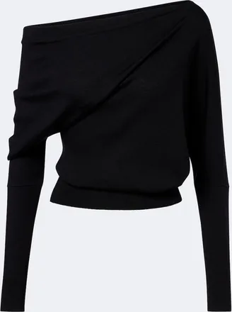 Tom Ford Off-shoulder wool and silk sweater