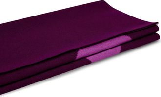 Pinko logo-detail wool scarf - Red