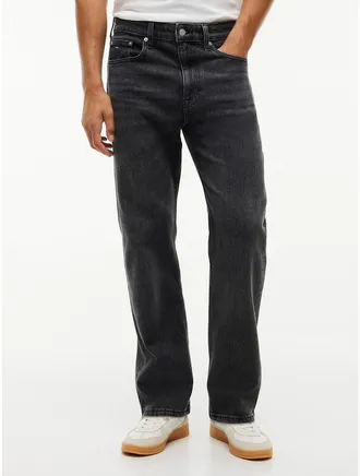 Tommy Hilfiger Mens Tommy Jeans Loose Fit Jean - Denim Black - 30W x 34L