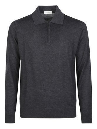Paolo Pecora zip polo shirt - Grey