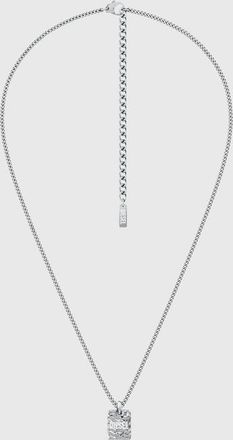 Diesel Stainless Steel Pendant Necklace - Necklaces - Unisex - Silver