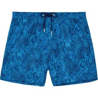 HOM Panarea Beach Boxer in Blue Print at Nordstrom, Size X-Large