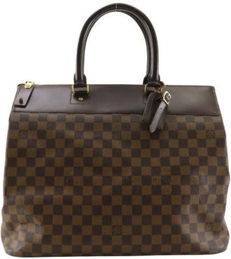 Louis Vuitton Pre-owned Greenwich PM Damier tote boston bag - - Pre-owned - Donna - Marrone - ONE SIZE