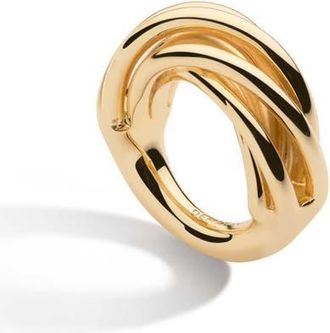 Demarson Sloane Crisscross Ring in Gold at Nordstrom, Size 7
