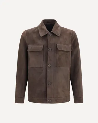 Salvatore Santoro Leather Jacket Male 54