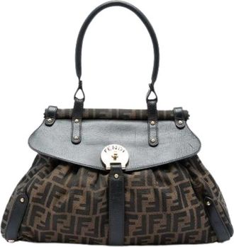 Fendi Pre-owned Magic Handbag - Dames - Vintage Handtas - Bruin - ONE Size - Leer - Vintage