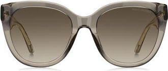 Marc Jacobs 54mm Cat Eye Sunglasses in Khaki/brown Sf at Nordstrom