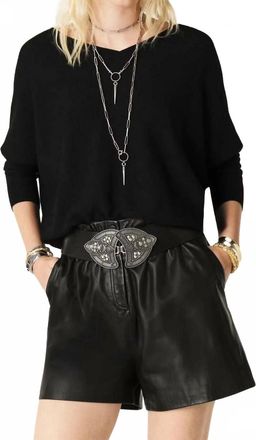 BA&SH Jumper Elsy Long Sleeve Sweater In Noir