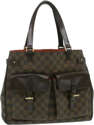 Louis Vuitton Pre-owned Handbags, female, Brown, Size: ONE SIZE Pre-owned Canvas Bag