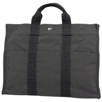 Herm&egrave;s Bolso Tote Pre-owned - Pre-owned - Mujer - Gris - ONE SIZE