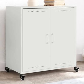 Berkfield Home Sideboard White 68.5x39x72 cm Steel
