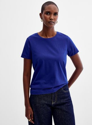 Contemporaine Womens SUPIMA cotton crew-neck T-shirt