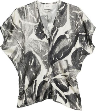 Alysi bedrucktes Seidenhemd