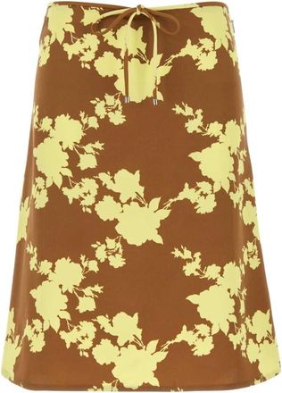 Versace Dames, Rokken, Veelkleurig, Maat: 2XS Zijde