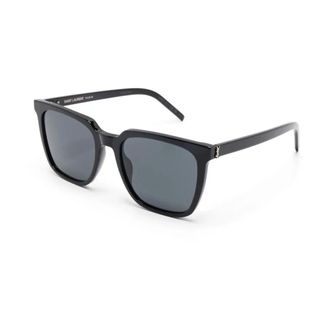 Saint Laurent M146 Zonnebril - unisex - Accessoires - Zwart - Maat: 54 MM Nylon