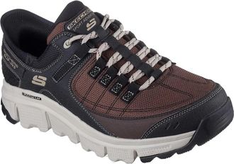 Skechers Mens Summits at Sneaker, Brown Synthetic/Mesh/Taupe Trim, 6 UK