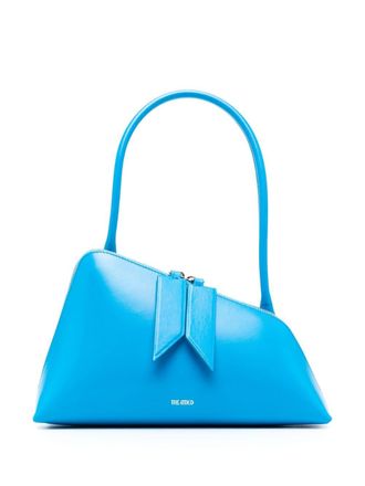 The Attico Sunrise asymmetrische schoudertas - Blauw