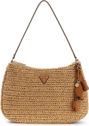 Guess Shoulder Bags, female, Beige, Size: ONE SIZE Sac &eacute;paule rafia