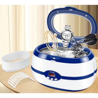 OEM Limpiador Ultras&oacute;nico De 600 Ml, 5 Ajustes De Temporizador, Limpieza Ultras&oacute;nica De Joyas, Limpiador Ultras&oacute;nico De Gafas De 40 Khz Con Desgasificaci&oacute;