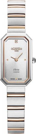 Roamer Womens 627845-49-19-20 Ladies Olivia Diamond Watch - Silver - One Size