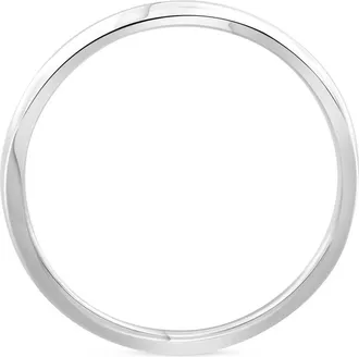 Pompeii3 2mm Plain Polished Platinum Comfort Wedding Band Size Selectable