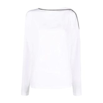 Brunello Cucinelli Mujer, Jerseys, Blanco, Talla: S