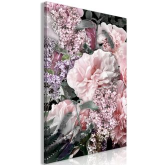 OEM Dipinto - Tra I Fiori (1 Parte) - Piante In Fiore Nei Colori Della Natura