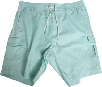 Dolce & Gabbana Beachwear Zwemshorts - Heren - Strandmode - Blauw - M - Polyester - Badmode