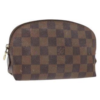 Louis Vuitton Pre-owned Canvas Clutch - Dames - Vintage Clutch - Bruin - ONE Size - Vintage