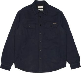 Nudie Jeans Hombre, Camisas, Azul, Talla: S