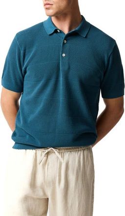 Rodd & Gunn Masons Flat Polo in Teal at Nordstrom, Size Xxx-Large