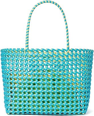 Msgm Tote Bags, female, Blue, Size: ONE SIZE Borsa