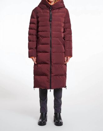 Rino&Pelle Keila Reversible Jacket In Chocolate Bean And Orange