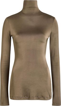 Tove Noor Turtle-neck Jersey top - Khaki - 38 (UK10 / S)