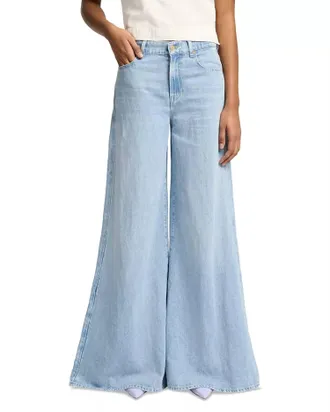 7 For All Mankind Willow Wide Leg Jeans In Kansas