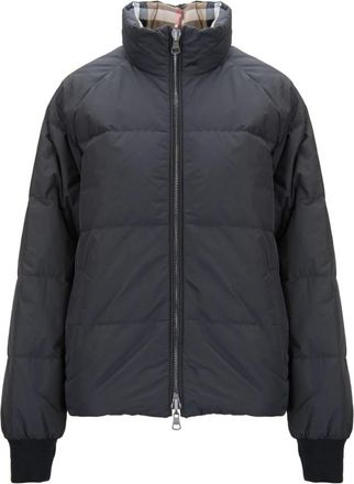 Burberry Reversible Check Puffer Jacket - Dames - Winterjassen - Zwart - L - Jassen