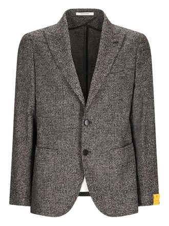 Tagliatore textured two-button jacket - Grey