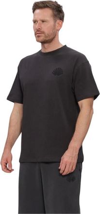 New Amsterdam Surf Association Logo Tee Waffle - Heren - Tops - Grijs - Maat: S Katoen