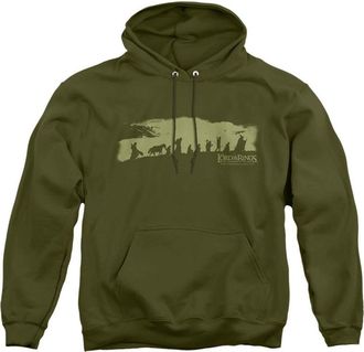 Gildan Lord Of The Rings The Fellowship Adult Pull Over Hoodie / Hooded Sweatshirt