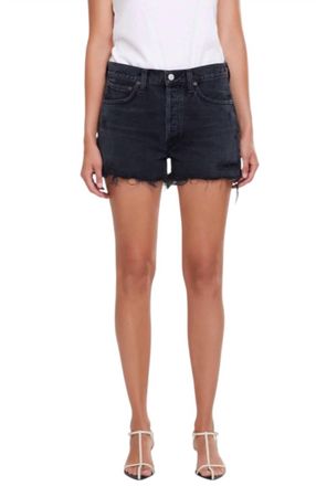 A Gold E Parker Vintage Cut Off Short In Black