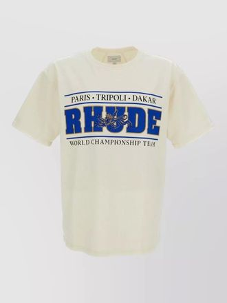 Rhude chrono crewneck graphic short sleeve shirt
