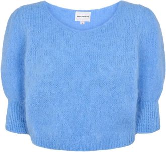 Americandreams Koa Pullover - Dames - Ronde hals truien - Blauw - S - Wol - Truien & Vesten