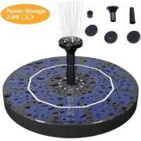 OEM Bomba Solar Para Fuentes, Bomba De Agua De 2,5 W Con Energ&iacute;a Solar Y Bater&iacute;a De Respaldo De 400 Mah Para Bebederos De P&aacute;jaros, Estanques, Pilas, Jardi