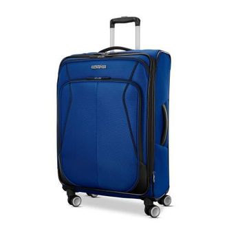 American Tourister 4 KIX 3.0 Softside 24 Checked Spinner in Sapphire Blue at Nordstrom