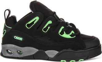 Osiris Black Green D3 E Synthetic Trainers